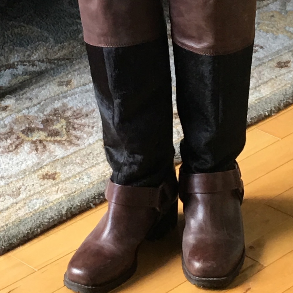 Lucky brown and black boots